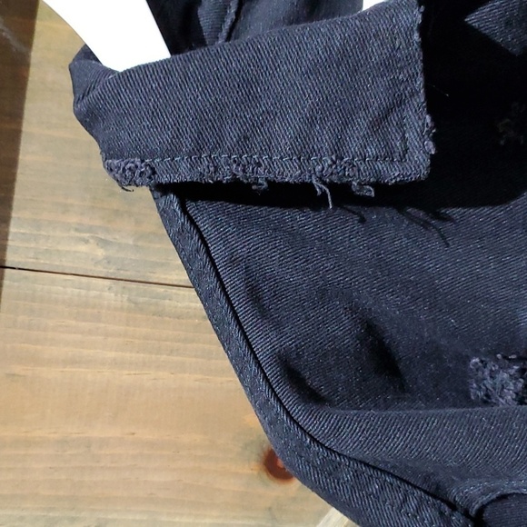 NWT NEW CARMAR ZEUS BLACK CHAIN DENIM JACKET SIZE SMALL OPEN BACK CUT OUT - Picture 9 of 13